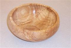 Brown oak bowl by Geoff Hunt